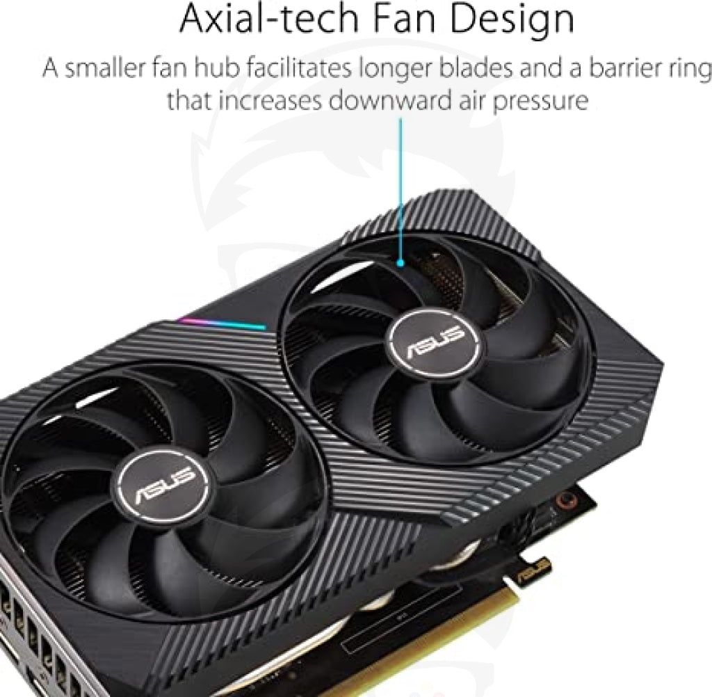 ASUS Dual NVIDIA GeForce RTX 3050 6GB Graphics Card ASUS Dual NVIDIA GeForce RTX 3050 6GB Graphics Card